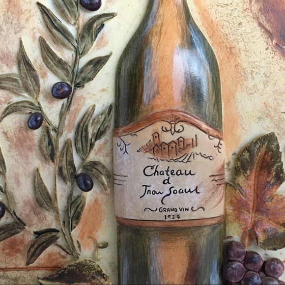 Wine Wall Art by Tre Sorrelle Grapes, winery, wine bottle French, Chardonnay - Picture 4 of 16